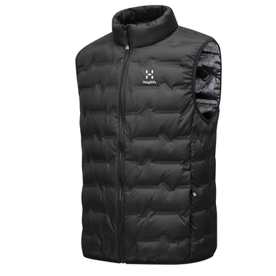 HAGLOFS火柴棍羽绒马甲男女秋冬款白鸭绒坎肩背心石墨烯保暖外套