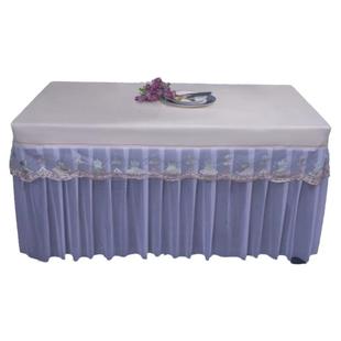 夏季正方形纯色桌罩防水防油防烫罩套家用四方桌垫高级桌布防尘罩