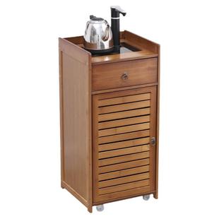 纯净水桶柜自动上水饮水机柜办公室客厅家用移动茶水柜桶装水架子