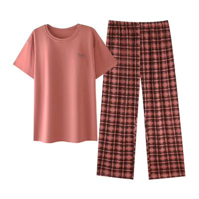 【芬腾】100%棉带胸垫睡衣柔软