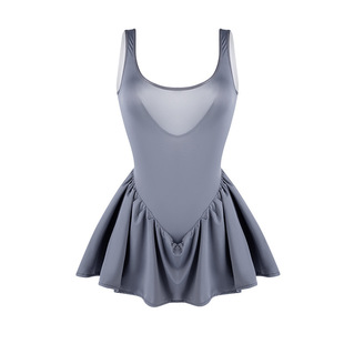 性感前缘家居服柔软滑冰丝弹力臀部拉练打底裤吊带背心式睡裤裙女