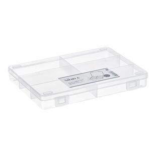 YAMADA日本进口分格首饰盒戒指耳钉美甲片收纳盒小饰品分类整理盒