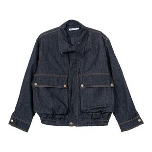 Hualun秋季原牛牛仔外套男生休闲工装痞帅复古夹克ins潮黑色上衣