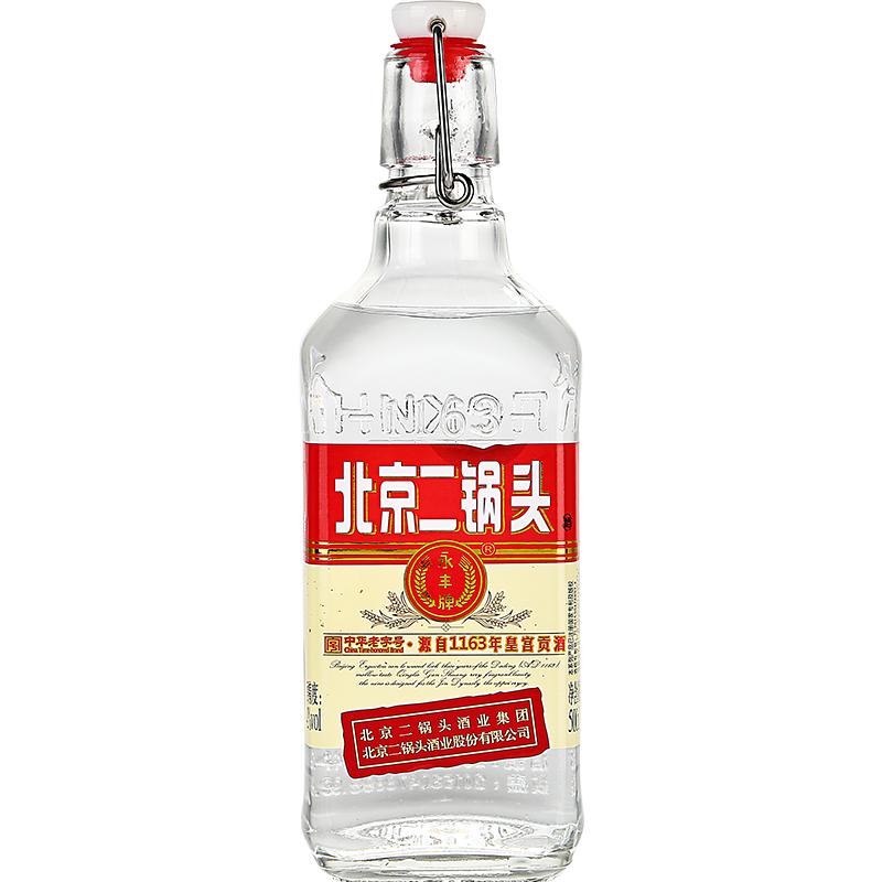 中秋送礼永丰牌北京二锅头42度清香型白酒6瓶出口小方瓶旗舰店