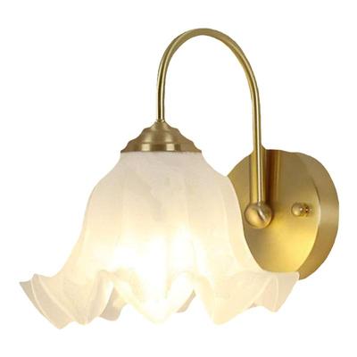 法式田园风全铜床头壁灯镜墙灯具