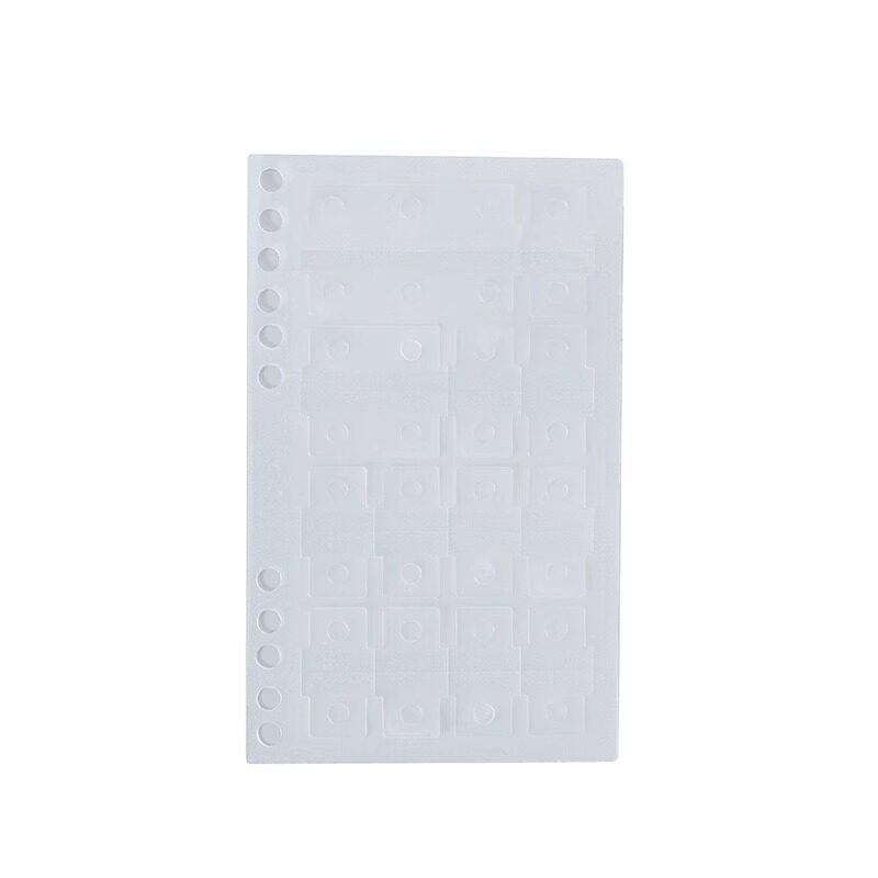 活页通用贴A4A5A6A7A8B5替芯改造卡册相册收纳手帐日记挂扣贴通用