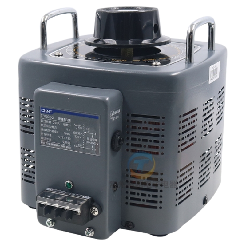 正泰单相调压器TDGC2可调电压变压器接触式220V交流250v调节器2kw