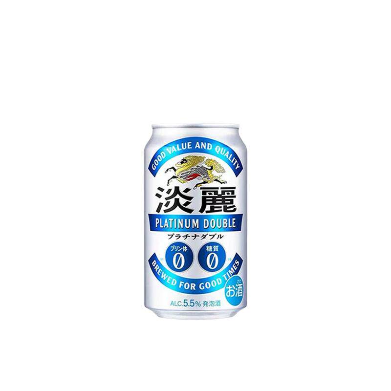 5月产日本进口 麒麟淡丽KIRIN发泡酒零糖零嘌呤有酒精350/500ml