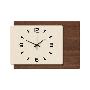 中古风配电箱挂画钟表电表箱装饰画2026新款创意挂钟电箱遮挡时钟