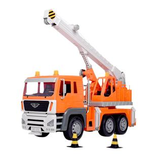 北美Driven起重机模型1 18儿童仿真玩具车工程车男孩车模摆件声光
