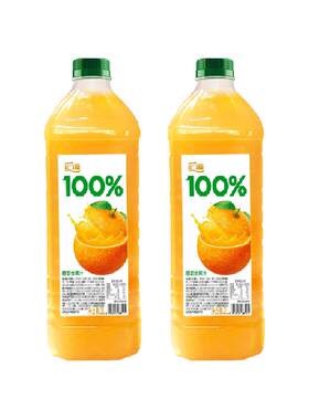汇源100%橙果香浓郁2L*2瓶
