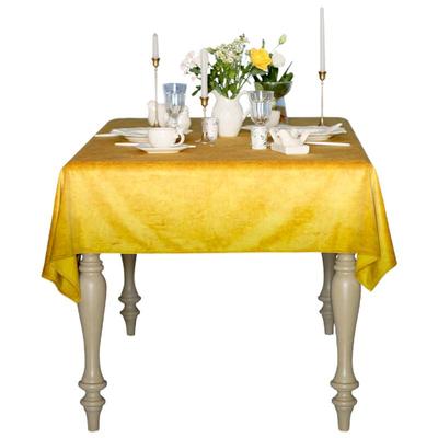 防水丝绒桌布复古姜黄色测试推荐