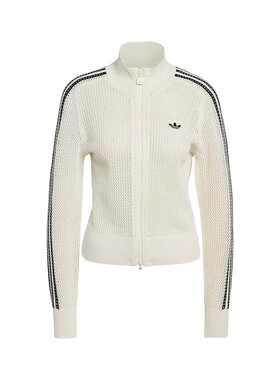 adidas阿迪达斯三叶草钩针编织夹克26春女FIREBIRD开衫外套KC6496