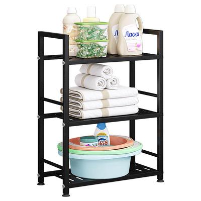 卫生间置物架落地多层厕所洗手间收纳架脸盆架洗发水沐浴露整理架