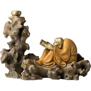 铜师傅《禅语》客厅桌面铜摆件 家居装饰工艺品