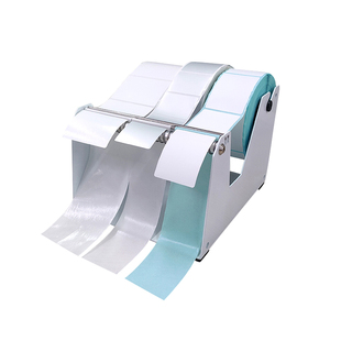 BSC-S60/120/160手动标签剥离器手撕不干胶热敏纸铜版标签纸外卖贴纸打包盒封口标签机贴标无需电源支持多排