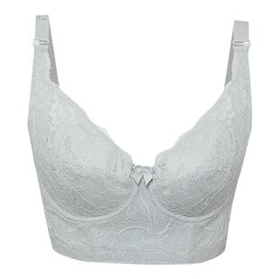 莱特妮丝调整型内衣大胸显小侧收副乳聚拢美背文胸女性感蕾丝胸罩
