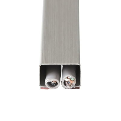 方形墙面金属保护套管明装线槽