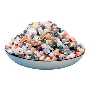 鱼缸造景专用雨花石火山装饰五彩石溪流铺底全套摆件夜光石鹅卵石