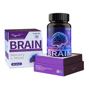 Royavita美国进口心脑活素神经酸记忆力中老年人补脑保健软胶囊