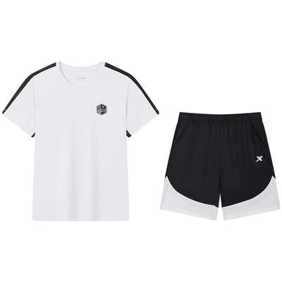 特步童装男短袖套204夏季新款