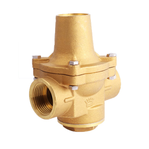 皇冠自来水减压阀稳压阀 黄铜消声减压阀家用热水器净水器4分6分