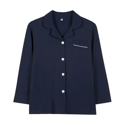 浪莎睡衣女夏季纯棉长袖家居服