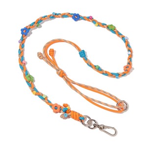 原创手机挂绳斜挎可背挂链背带肩带手工编织多巴胺伞绳可调节双扣