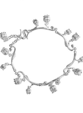 新款甜美铃兰花手链新中式配饰女