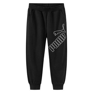 【红外发热】PUMA彪马休闲裤子儿童女运动裤冬男孩加绒裤保暖卫裤