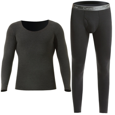 磨绒发热男士保暖内衣套装