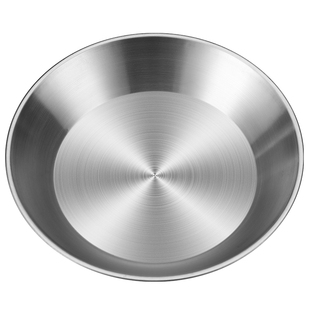 不锈钢盘304小盘子家用菜盘碟子圆盘菜碟吐骨碟蘸料碟烧烤浅盘子