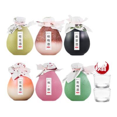 果酒桂花酒桃花酒低度甜酒女生