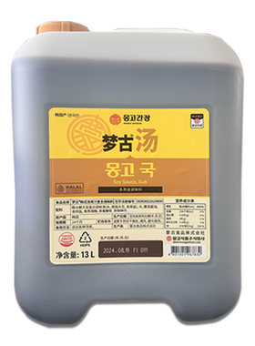 韩国原装进口梦古珍酱油13升蒙古酱油蒙古真酱油餐饮韩餐酱蟹用料