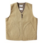 美式复古二战海军N1甲板羊羔绒背心坎肩加绒加厚保暖工装马甲外套