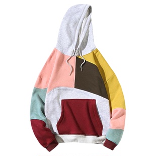 Casual Hooded Shirt Men Pullover Hoody休闲连帽衬衫套头连帽衫