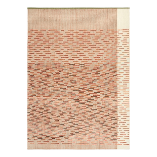 西班牙GAN手工纯羊毛基里姆刺绣工艺设计时尚简约块毯地毯两色