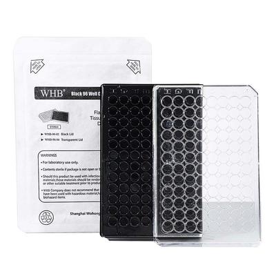 包邮细胞培养板96孔黑白酶标板