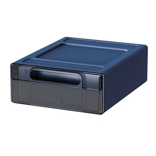 桌下隐形抽屉式收纳盒推拉办公室桌面置物架桌子台下加装隐藏小柜