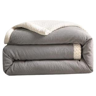 轻奢高端毛毯冬季加厚2025新款珊瑚绒盖毯办公室午睡被子沙发毯子