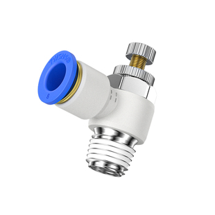 TWSNS台匠山耐斯气管快速接头单向节流调速阀SLJSC4/6/8/10/12/14