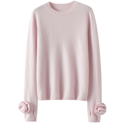 启超官方高端100%纯山羊绒衫