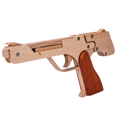 打橡皮筋OGGCRAFT软弹木头枪