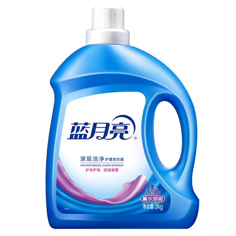 清新花香~蓝月亮除螨洗衣液正品