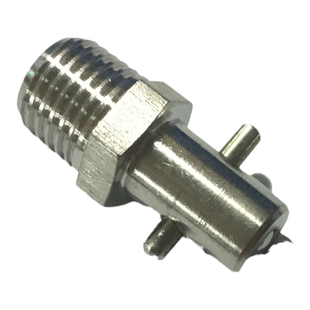 挂针式油嘴上海仓钩接式黄油枪头十字牛油座纯铜镀镍旋转咀注油嘴