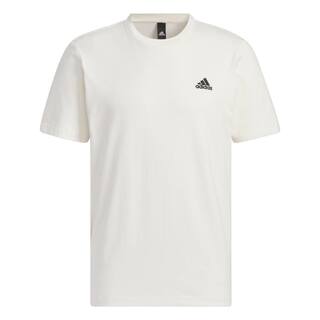 情侣款纯棉休闲上衣圆领短袖T恤男女夏季adidas阿迪达斯轻运动