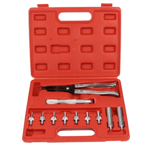 11件气门油封拆装工具油封钳气门弹簧钳气门顶置拔取钳汽修专用钳