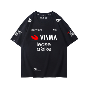 2025环法Jumbo珍宝车队Visma温格高骑行服男女夏季纯棉吸汗短袖