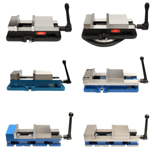CNC精密平口钳升级款角固式整体钳口468寸工业重型角固式机用虎钳