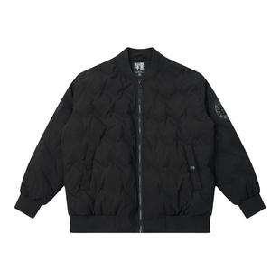 半墨大码羽绒服男短款棒球领羽绒外套保暖防寒服加肥加大码胖子冬